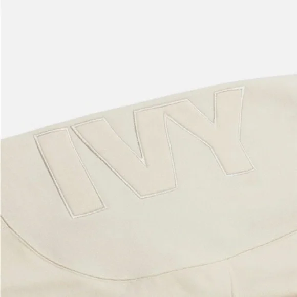 ADIDAS x IVY PARK BEYONCÉ Original Pullover Sweatshirt Ecru Tint Maroon - Picture 7 of 12